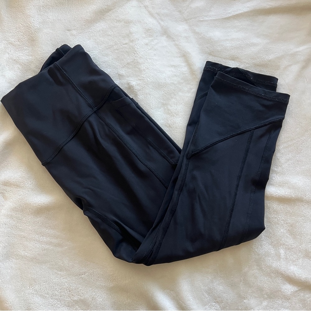 Lululemon All the Right Places Crop II 23” Leggings - black, size 6